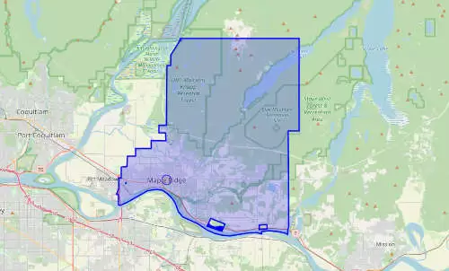 Maple Ridge City Map